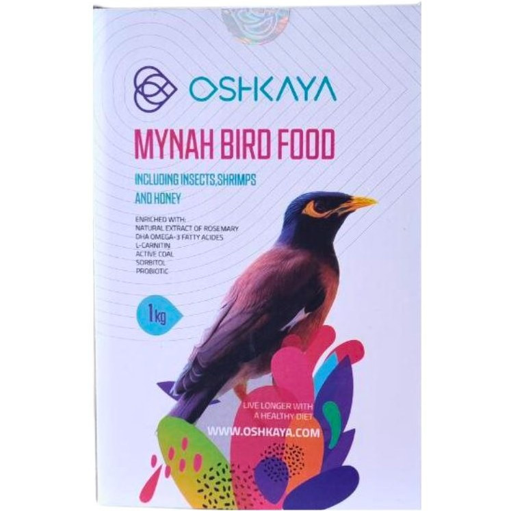 غذای پلت مرغ مینا اوشکایا 1 کیلوگرم Oshkaya Mynah Bird Food 1 Kg