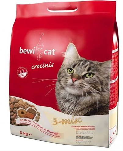 غذای خشک گربه بوی کت با طعم میکس Bewi Cat 3 Mix Sterilise ساخت آلمان