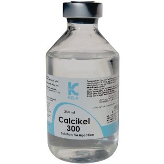 کلسیم تزریقی KELA Calcikel300 حجم ۲۵۰ میلی لیتر  مشخصات